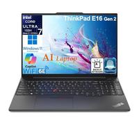 Lenovo ThinkPad E16 G2 Business Laptop Computer, Intel 16-Core Ultra 7 155H (Beat i7-13705H), 64GB DDR5 RAM, 2TB PCIe SSD, 40.6 cm FHD+, WiFi 6E, teclado retroiluminado, lector de huellas dactilares