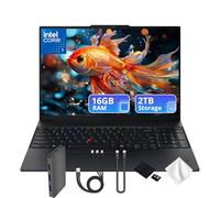 Lenovo ThinkPad E16 G3 Laptop WUXGA de 16 pulgadas, Intel Core 7 240H, gráficos Intel, 16 GB de RAM DDR5, almacenamiento de 2 TB (SSD PCIe de 1 TB y juego de estación de acoplamiento de 1 TB), teclado