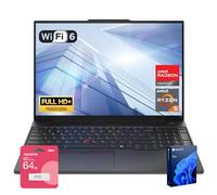 Lenovo ThinkPad E16 Gen 2 Business Laptop, 16 pulgadas WUXGA, AMD Ryzen 5 7535U hasta 4.55GHz, 64GB DDR5 RAM, 1TB SSD, huella dactilar, retroiluminado, HDMI, Wi-Fi 6, Win 11 Pro, paquete con unidad
