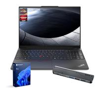 Lenovo ThinkPad E16 Gen 2 Business Laptop, pantalla FHD+ de 16 pulgadas, AMD Ryzen 7 7735U, 32GB DDR5 RAM, 1TB SSD, huella dactilar, retroiluminado, Wi-Fi 6, Windows 11 Pro, paquete con Thunderobot 7