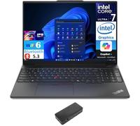 Lenovo ThinkPad E16 Gen 2 - Laptop empresarial con pantalla IPS FHD de 16 pulgadas (Intel Core Ultra 7 155U, 8 GB DDR5, SSD PCIe M.2 de 256 GB, gráficos Intel, Thunderbolt 4, WiFi 6, cámara web HD