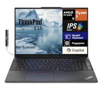 Lenovo Thinkpad E16 Gen 2 - Laptop empresarial con pantalla IPS WUXGA de 16 pulgadas (AMD Ryzen 5 7535U, 16GB DDR5, 1TB PCIe SSD, KYB retroiluminado, huella dactilar, WiFi 6E, BT 5.3, Win 11 Pro) con