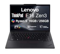 Lenovo ThinkPad E16 Gen 2 - Portátil AMD Ryzen 5 7535U 16″ WUXGA IPS - 16GB DDR5 - 256GB SSD - AMD Radeon 660M - Windows 11 Pro - Webcam 1080p - Wi-Fi 6 & Gigabit Ethernet - Negro grafito