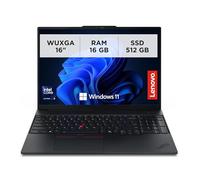 Lenovo ThinkPad E16 Gen 3 [Intel] Copilot+ PC Intel Core Ultra 5 226V Computer portatile 40,6 cm [16] WUXGA 16 GB LPDDR5x-SDRAM 512 GB SSD Wi-Fi 6E [802.11ax] Windows 11 Pro Italiano Nero (Lenovo Thi