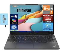 Lenovo ThinkPad E16 - Laptop empresarial con pantalla WUXGA de 16 pulgadas (AMD Ryzen 7 7735U, DDR5 de 16 GB, SSD PCIe M.2 de 512 GB, AMD Radeon 660M, KB retroiluminado, huella dactilar, Thunderbolt 4