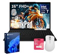 Lenovo ThinkPad L16 Business AI Laptop, pantalla táctil FHD+ de 16 pulgadas, Intel Core Ultra 7 255U, 32GB DDR5, 2TB SSD, huellas dactilares, retroiluminado, Wi-Fi 6E, batería de larga duración