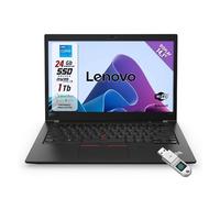 Lenovo ThinkPad - Ordenador portátil Intel Core i5-8350 listo para usar con libro, portátil con pantalla HD de 14,1 pulgadas, RAM de 24 GB, SSD de 1 TB, teclado italiano QWERTY + memoria Fingerprint