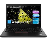Lenovo ThinkPad P14s Gen 1 Mobile Workstation, 14" FHD Laptop, Intel 10th Gen Core i7-10610, 16GB RAM, 512GB RAM, NVIDIA T500, Thunderbolt 4, HDMI, Windows 11 Pro (Renewed)