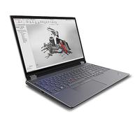 Lenovo ThinkPad P16 Gen 2 Intel Core i9-13980HX, 24C, WQUXGA de 16 pulgadas (3840 x 2400) IPS, 800 nits, 64 GB de RAM, 1 TB SSD, NVIDIA RTX 4000 Ada, KYB retroiluminado, lector de huellas dactilares,