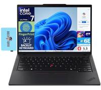 Lenovo ThinkPad T14 Gen 5 AI Powered Business Laptop de 14 pulgadas IPS FHD+ (Intel Core Ultra 7 155U (>i7-13700H), 64GB DDR5, 2TB SSD, Copilot, retroiluminado KB, FP, Win 11 Pro) con expansor de