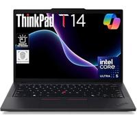 Lenovo ThinkPad T14 Gen 5, Intel Core Ultra 5 135U, 16GB DDR5, 512GB SSD, Pantalla táctil de 14" 500 nits 100% sRGB, WiFi 6E, Thunderbolt 4, Windows 11 Pro, PC portátil Profesional, QWERTY Español