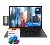 Lenovo ThinkPad T16 G3 - Laptop WUXGA de 16 pulgadas, Intel Ultra 5 125U, 16 GB DDR5, 800 GB de almacenamiento (SSD de 512 GB + juego de estación de acoplamiento de 288 GB), teclado retroiluminado