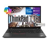 Lenovo ThinkPad T16 Gen 2 - Laptop empresarial de 16 pulgadas FHD+ pantalla IPS, Intel 10 Core i7-1355U, 32GB DDR5, 1TB NVMe, cámara web HD, WiFi 6, BT, RJ-45, HDMI, Win 11 Pro, AI Copilot, negro con