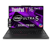Lenovo ThinkPad T16 Gen 3 - Laptop empresarial con pantalla FHD+ de 16 pulgadas, Intel Ultra 5-125U (Beats i7-1355U), 32 GB DDR5 RAM, SSD de 1 TB, cámara web de 5 MB, WiFi 6E + BT, RJ-45, HDMI, Win 11