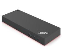 Lenovo 40AN0135EU base para portátil y replicador de puertos Alámbrico Thunderbolt 3 Negro, Rojo