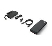 Lenovo ThinkPad Universal Thunderbolt 4 Smart Dock 135W, Puerto Thunderbolt 4, 40 Gbit/s, 4 Pantallas, HDMI 2.1, DisplayPort 1.4, 4x USB-A, Ethernet, Negro