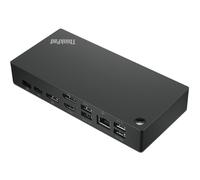 Lenovo ThinkPad Universal USB-C Dock 135W - Estación de Acoplamiento USB 3.2 Gen 1 para 3 Monitores 4K Ultra HD