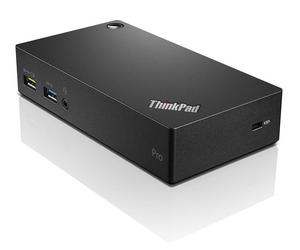 Lenovo ThinkPad USB 3.0 Pro Dock, Base de Conexión Universal, Negro, 45W