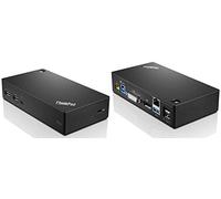 Lenovo ThinkPad USB 3.0 Pro Dock USB 3.0 (3.1 Gen 1) Type-A Negro - Base (Alámbrico, USB 3.0 (3.1 Gen 1) Type-A, 3,5 mm, 10,100,1000 Mbit/s, Lenovo, 45 W)