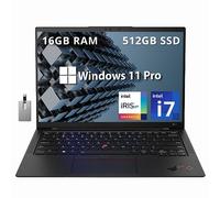 Lenovo Thinkpad X1 Carbon Gen 10 14 pulgadas WUXGA 60Hz Low Blue Light Business Laptop, 12ª generación Intel Core i7-1260P, 16GB RAM, 512GB PCIe SSD, Intel Iris Xe Graphics, Win11 Pro, negro, tarjeta