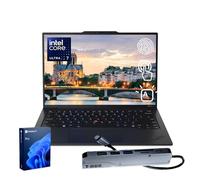 Lenovo ThinkPad X1 Carbon Gen 13 Business AI Laptop, Intel Core Ultra 7 255U, pantalla táctil FHD+ de 14 pulgadas, DDR5 de 32 GB, SSD de 1 TB, cámara IR de 1080p, huella dactilar, Wi-Fi 6E, Win 11 Pro