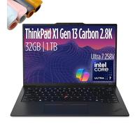 Lenovo ThinkPad X1 Carbon Gen 33.0-35.6 cm 2.8K OLED 120hz, Copilot+ PC Ultrabook - Intel Core Ultra 7 258V EVO- 32 GB de memoria 8533MT/s - SSD de 1 TB - Retroiluminado, huella dactilar, Wi-fi 7, Win