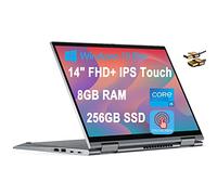 Lenovo ThinkPad X1 Yoga Gen 6 2 en 1 Laptop 14 pulgadas FHD+ IPS visualización táctil (400 nits) 11ª generación Intel Quad-Core i5-1135G7 (Beats i7-10510U) 8GB RAM 256GB SSD Fingerprint Garaged Pen