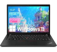 Lenovo ThinkPad X13 Gen 2 FHD Ordenador portátil, 11th Gen Intel Core i5-1145G7, 16GB de RAM, 512GB SSD, HDMI, Thunderbolt, EU QWERTY Teclado, Win11 Pro (Reformado)
