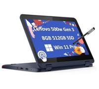 Lenovo ThinkPad Yoga 500e - Ordenador portátil 2 en 1 (pantalla táctil de 11,6", Intel Pentium N100, 8 GB de RAM, 320 GB de memoria), resistente al agua, para estudiantes y escuelas