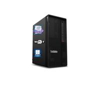Lenovo ThinkStation P2 Tower Desktop Computer • Procesador Intel Ultra 9 285 de 24 núcleos • DDR5 de 32 GB • SSD de 1 TB • Office 365 para la Web • HDMI + 2X DisplayPort • Wi-Fi 7 • KB y mouse con