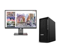 Lenovo ThinkStation P2 TWR G2 U7 16 x2 + ThinkVision P27QD-40 27 QHD Docking Procesador Intel® Core Ultra 7 265 vPro® núcleos E de hasta 4,60 GHz núcleos P de hasta 5,20 GHz, Windows 11 Pro 64, 1 TB S