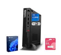 Lenovo ThinkStation P3 Tiny Workstation, Intel 20-Core i7-14700, 64GB DDR5, 2TB SSD, HDMI, DP, Wi-Fi 6, Windows 11 Pro, paquete con unidad flash USB Adata UC310 de 64 GB, PC para negocios y