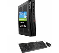 Lenovo ThinkStation P3 Tiny Workstation Mini Desktop (Intel i9-14900 vPro, T400 4GB, 32GB DDR5, 2TB PCIe SSD, WiFi 6, Bluetooth 5.3, RJ-45, 1x DP; 3X mDP, Win 11 Pro) con expansor de puerto USB DKZ