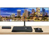 Lenovo ThinkVision P27h 2560 x 1440 LED QHD Monitor LCD, paquete de 2 paquetes con HDMI, DisplayPort, Daisy Chain Ready, Dock, USB-C, soporte para pantalla doble, teclado y ratón inalámbricos MK540 y