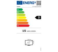 Monitor Lenovo ThinkVision T27-40 27" FullHD 120Hz LED USB 3.2 VESA Ajuste Altura Negro