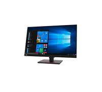 Lenovo ThinkVision T27q-20 27.0" QHD IPS Monitor 4 ms USB + HDMI 1.4 + DP 1.2 3 lados sin bordes Regulable en altura Rotacion vertical en la peana - Negro