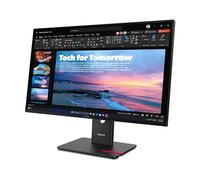 Lenovo ThinkVision T27QD-40 - Monitor QHD de 27 pulgadas con cámara web, IPS, 99% sRGB, 120 Hz, conexión USB-C con 100 W, RJ45, Eye Comfort, soporte ergonómico, ideal para oficina en casa y negocios