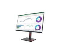 Lenovo ThinkVision T32h-30 Monitor 31.5" QHD IPS, 99% sRGB, USB-C 90W, HDMI 2.1, DisplayPort 1.4, RJ45 LAN, diseño ergonómico Ajustable, TÜV Low Blue Light, Eyesafe, 3 años de garantía