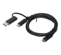 Lenovo 4X90U90618 cable USB 1 m USB 3.2 Gen 1 (3.1 Gen 1) USB A/USB C USB C Negro