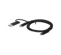 Lenovo USB-C híbrido con USB-A, 4X90U90618, negro, 3 pies Individual