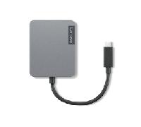 Lenovo 4X91A30366 base para portátil y replicador de puertos Alámbrico USB 2.0 Type-C Gris