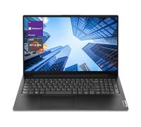 Lenovo V-Series V15 Business Laptop, visualización FHD de 15.6", AMD Ryzen 7 7730U, 16GB RAM, 512GB SSD, teclado numérico, HDMI, RJ45, cámara web, Wi-Fi, Windows 11 Pro, negro