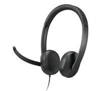 Lenovo - VoIP Headset 5000 Auriculares Alámbrico Diadema Oficina/Centro de llamadas USB Tipo C Negro