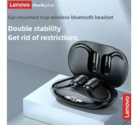 Lenovo XT80 auriculares inalámbricos Bluetooth 5,4 auriculares verdaderos con micrófono Control de botón reducción de ruido ganchos para las orejas auriculares impermeables Lenovo XT80 Black