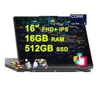 Lenovo Yoga 7 16 2 en 1 AI PC Laptop 16 pulgadas WUXGA IPS Touch (brillante) Intel 12-core Ultra 5 125U (>i7-1335U) 16GB RAM 512GB SSD retroiluminada huella dactilar Thunderbolt4 FHD IR cámara de