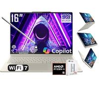 Lenovo Yoga 7 2 en 1 AI PC Copilot Laptop, pantalla táctil LCD 2K de 40.6 cm, AMD Ryzen AI 5 340, AMD Radeon 840M, 16GB LPDDR5X, 512GB SSD, WiFi 7, KB retroiluminado, huella dactilar, cámara web 1080P