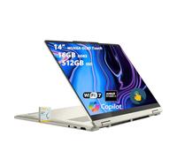 Lenovo Yoga 7 2 en 1 Copilot+ AI PC Laptop | 14 pulgadas WUXGA OLED Touch (100% DCI-P3) | AMD Ryzen AI 5 340 (hasta 50 Tops) | 16GB DDR5 512GB SSD | para Creator Business Professional Win11 con