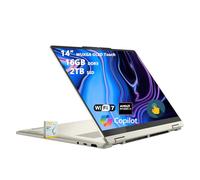 Lenovo Yoga 7 2 en 1 Copilot+ AI PC Laptop | 14 pulgadas WUXGA OLED Touch (100% DCI-P3) | AMD Ryzen AI 5 340 (hasta 50 Tops) | 16GB DDR5 2TB SSD | para Creator Business Professional Win11 con