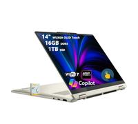 Lenovo Yoga 7 2 en 1 Copilot+ AI PC Laptop | 14 pulgadas WUXGA OLED Touch (100% DCI-P3) | AMD Ryzen AI 7 350 (hasta 50 Tops) | 16GB DDR5 1TB SSD | para Creator Business Professional Win11 con