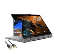 Lenovo Yoga 7 2 en 1 Laptop, Pantalla Táctil WUXGA de 14", 6-Cores Ryzen 5 8640HS, 8GB RAM, 512GB PCle SSD, USB-C, WiFi 6E, Webcam, HDMI, Teclado Retroiluminado de US, PDG HDMI, Win 11 Pro